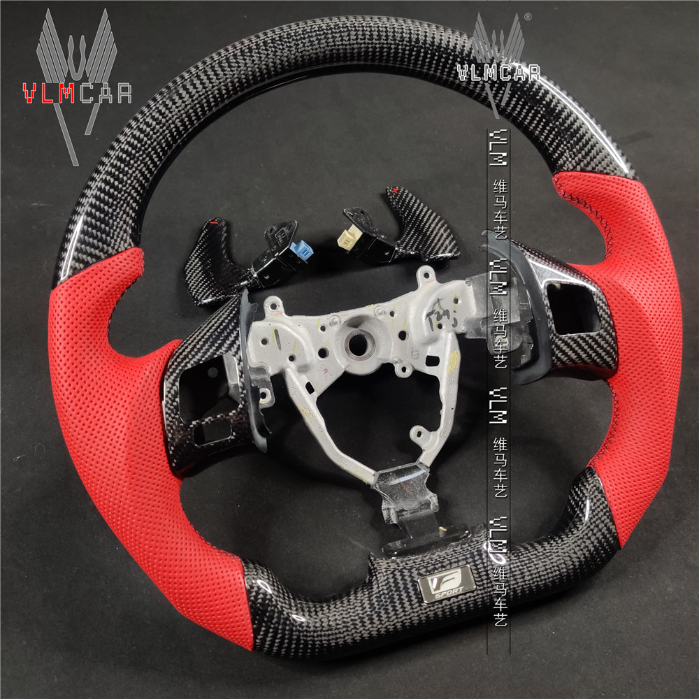 Private custom carbon Fiber steering wheel For Lexus IS/ISF/ES/RX/RC/RCF