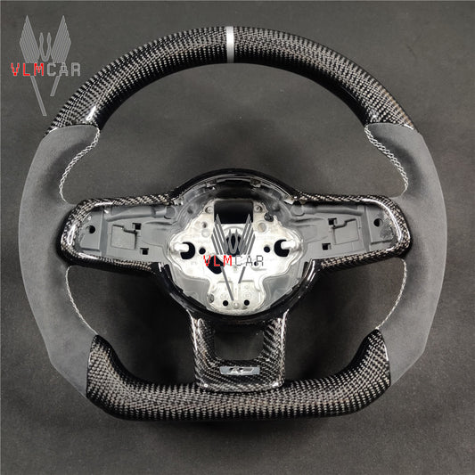 Private custom carbon fiber steering wheel for vw golf mk7/7.5 gti/r