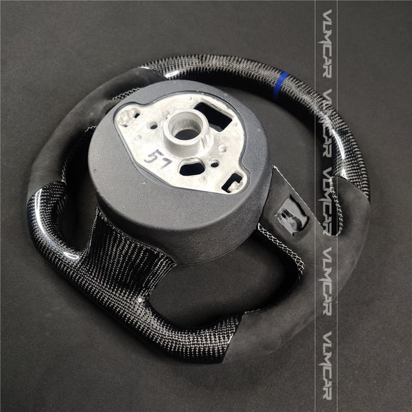 Private custom carbon fiber steering wheel with suede for audi A3/A4/A5/A6/A7/S/RS