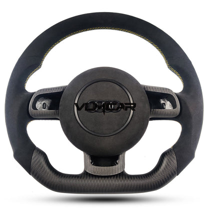 Private custom Matte carbon fiber steering wheel with suede for audi A3/s3/8P/TT/R8