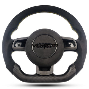 Private custom Matte carbon fiber steering wheel with suede for audi A3/s3/8P/TT/R8