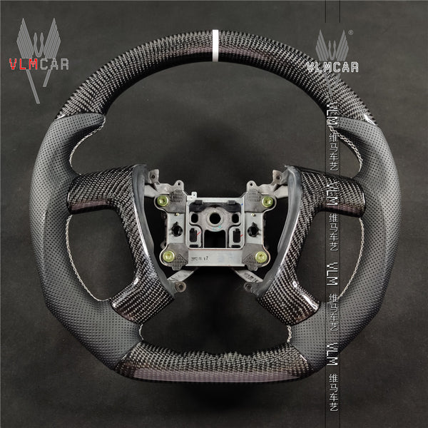 Private custom carbon Fiber steering wheel For Cadillac escalade