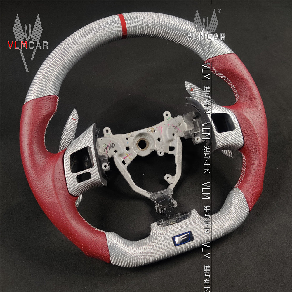 Private custom carbon Fiber steering wheel For Lexus IS/ISF/ES/RX/RC/RCF