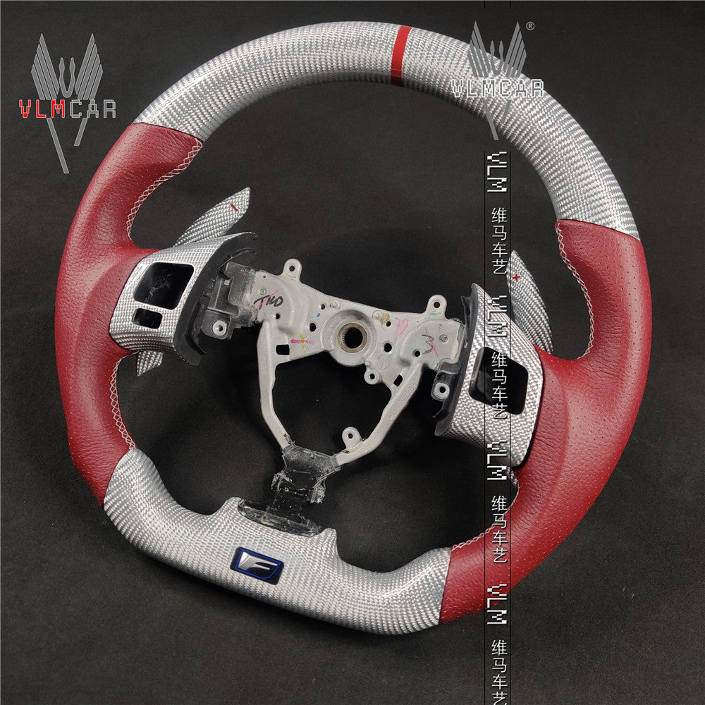 Private custom carbon Fiber steering wheel For Lexus IS/ISF/ES/RX/RC/RCF