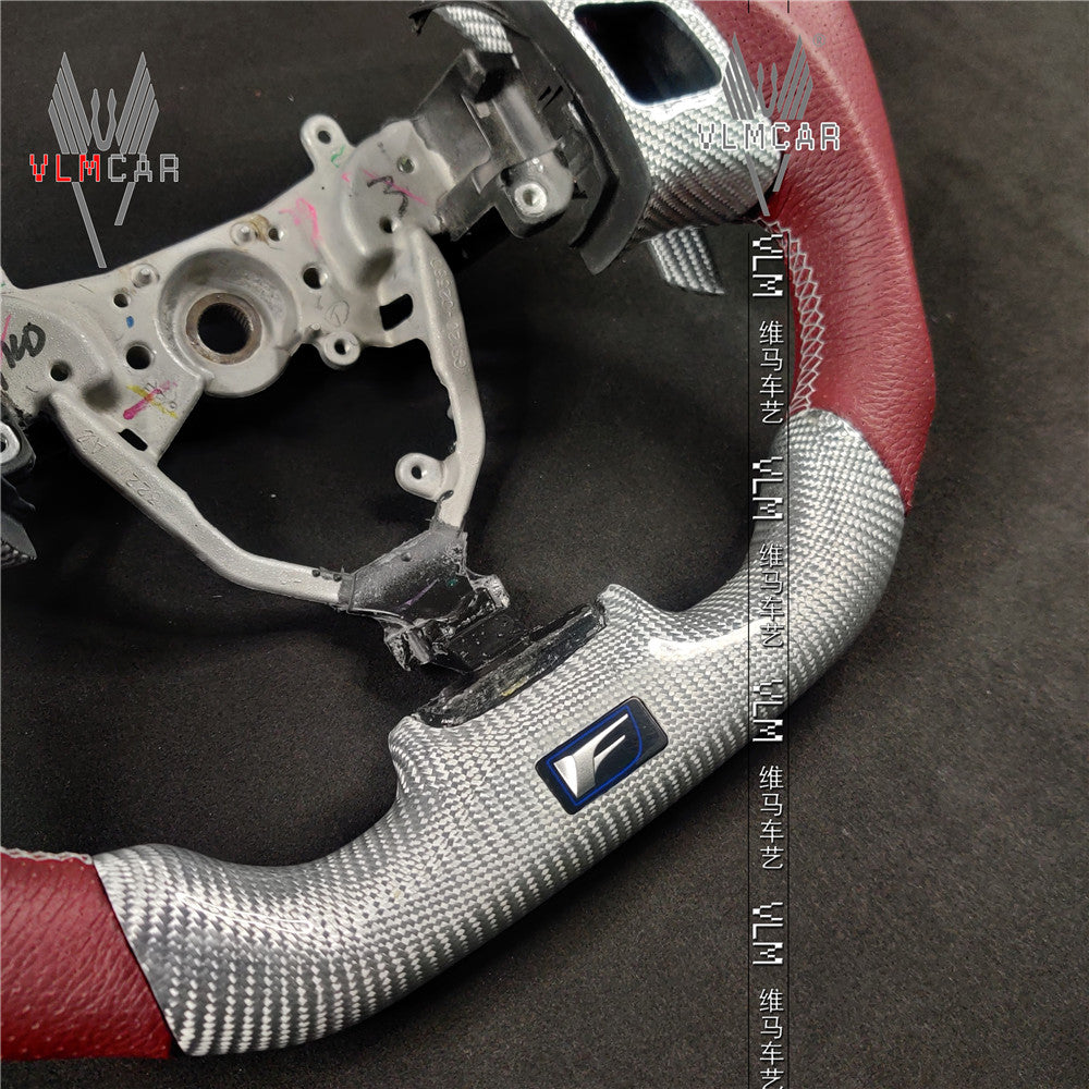 Private custom carbon Fiber steering wheel For Lexus IS/ISF/ES/RX/RC/RCF