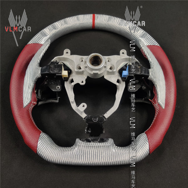 Private custom carbon Fiber steering wheel For Lexus IS/ISF/ES/RX/RC/RCF