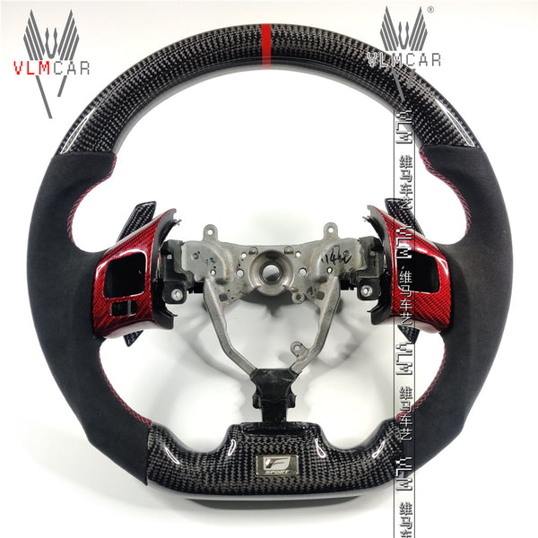 Private custom carbon Fiber steering wheel For Lexus IS/ISF/ES/RX/RC/RCF