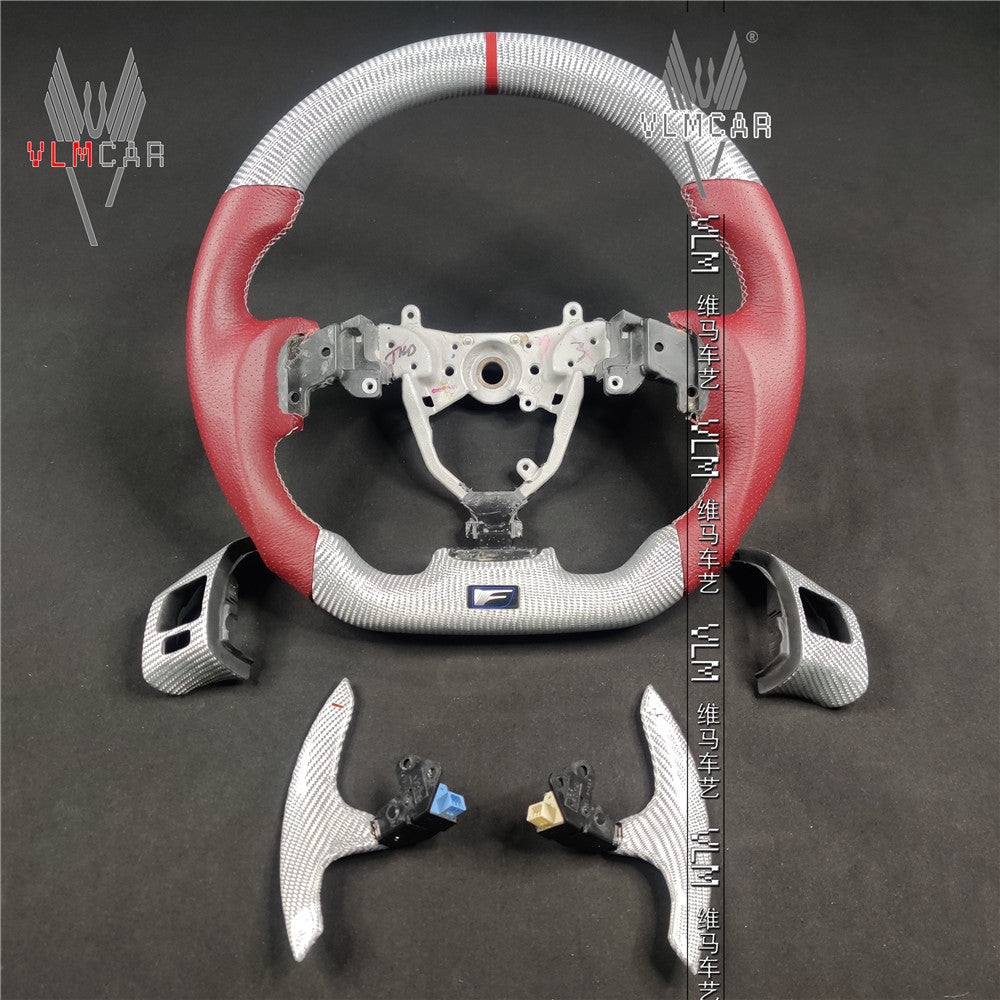 Private custom carbon Fiber steering wheel For Lexus IS/ISF/ES/RX/RC/RCF