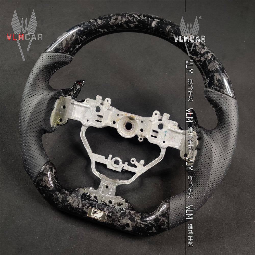 Private custom Forged carbon Fiber steering wheel For Lexus IS/ISF/ES/RX/RC/RCF