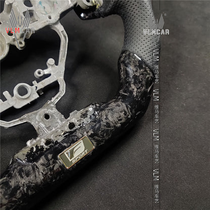 Private custom Forged carbon Fiber steering wheel For Lexus IS/ISF/ES/RX/RC/RCF