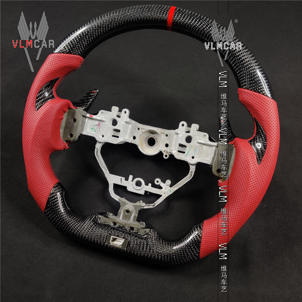 Private custom carbon Fiber steering wheel and shift paddle For Lexus IS/ISF/ES/RX/RC/RCF