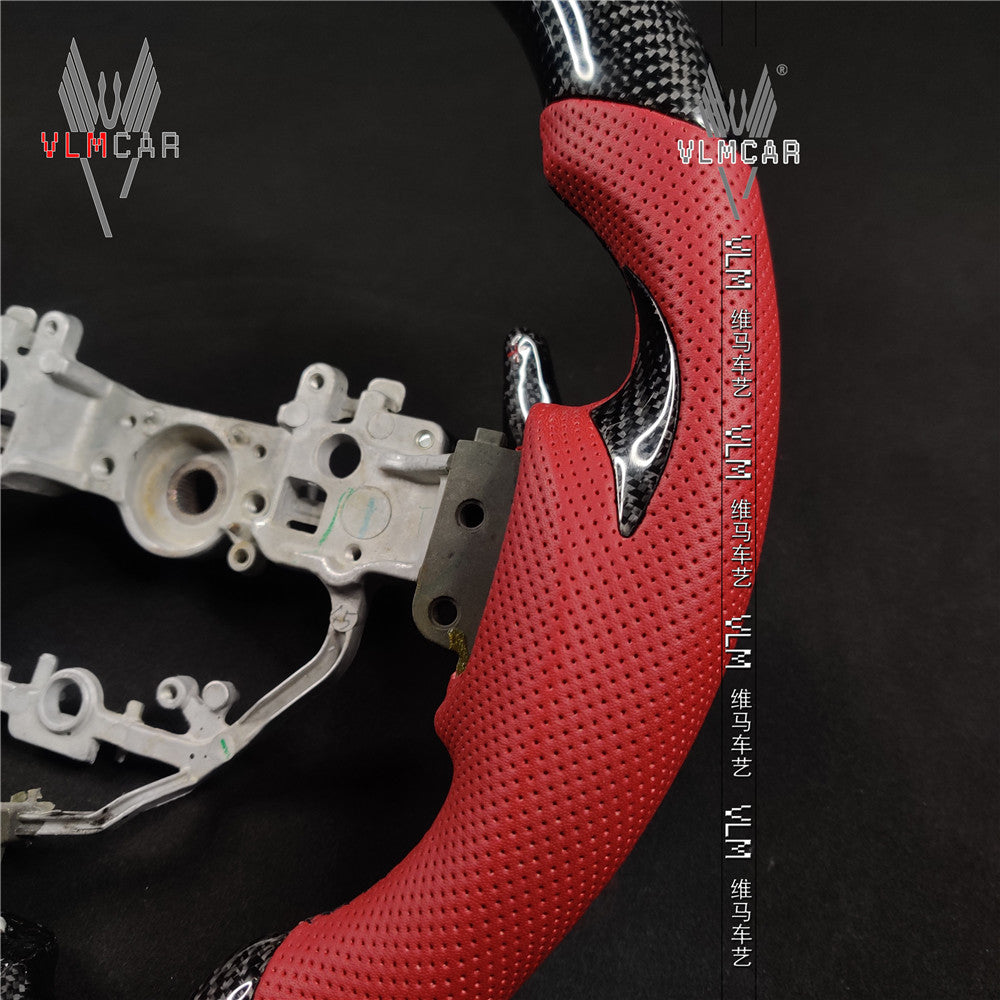 Private custom carbon Fiber steering wheel and shift paddle For Lexus IS/ISF/ES/RX/RC/RCF