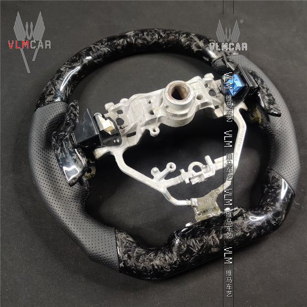 Private custom Forged carbon Fiber steering wheel For Lexus IS/ISF/ES/RX/RC/RCF