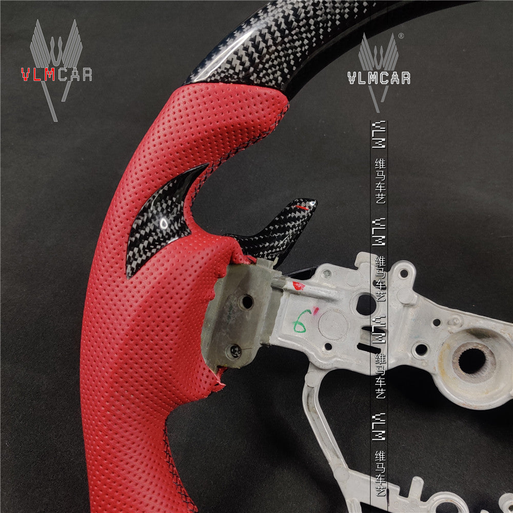 Private custom carbon Fiber steering wheel and shift paddle For Lexus IS/ISF/ES/RX/RC/RCF