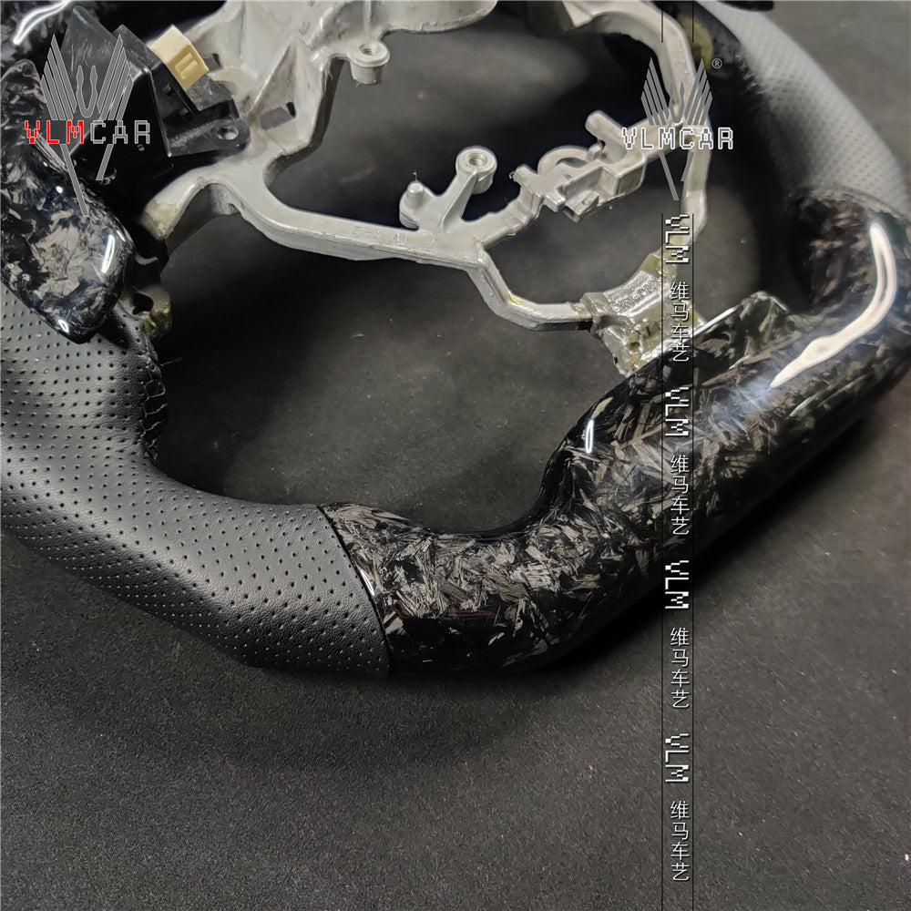 Private custom Forged carbon Fiber steering wheel For Lexus IS/ISF/ES/RX/RC/RCF