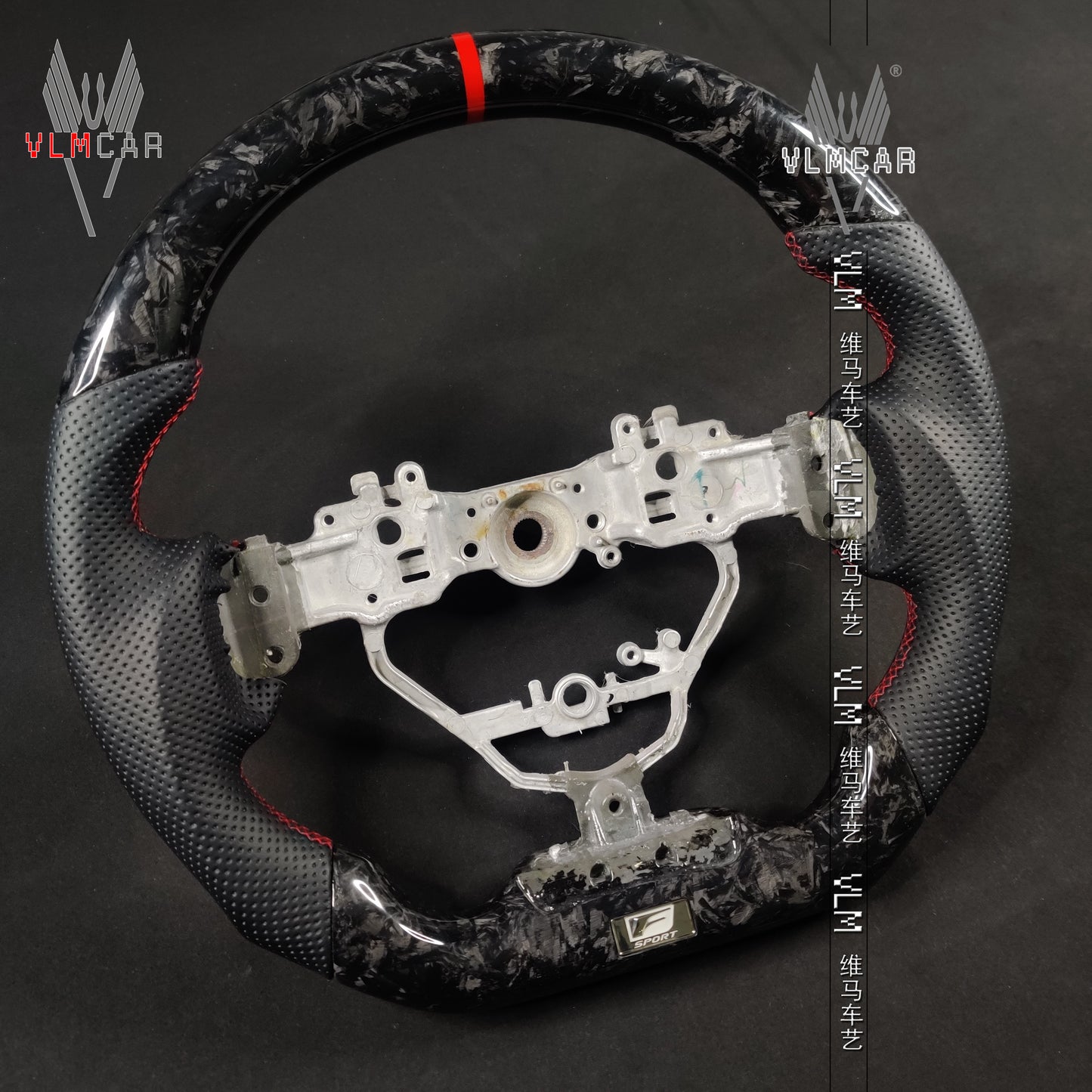 Private custom forged carbon Fiber steering wheel For Lexus IS/ISF/ES/RX