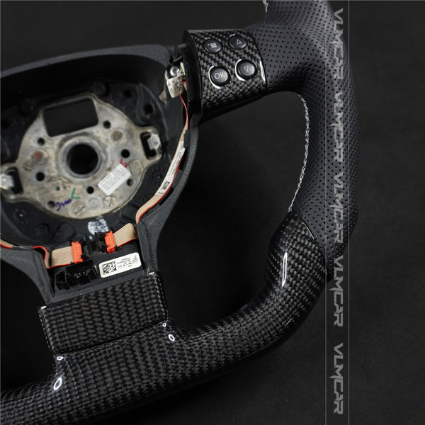 Private custom carbon Fiber steering wheel For Volkswagen Golf 5/ MK5/ GTI