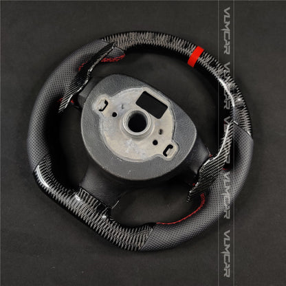 Private custom carbon Fiber steering wheel For Volkswagen Golf 5/ MK5/ GTI/with carbon shift paddles