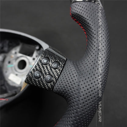 Private custom carbon Fiber steering wheel For Volkswagen Golf 5/ MK5/ GTI/without paddles holes