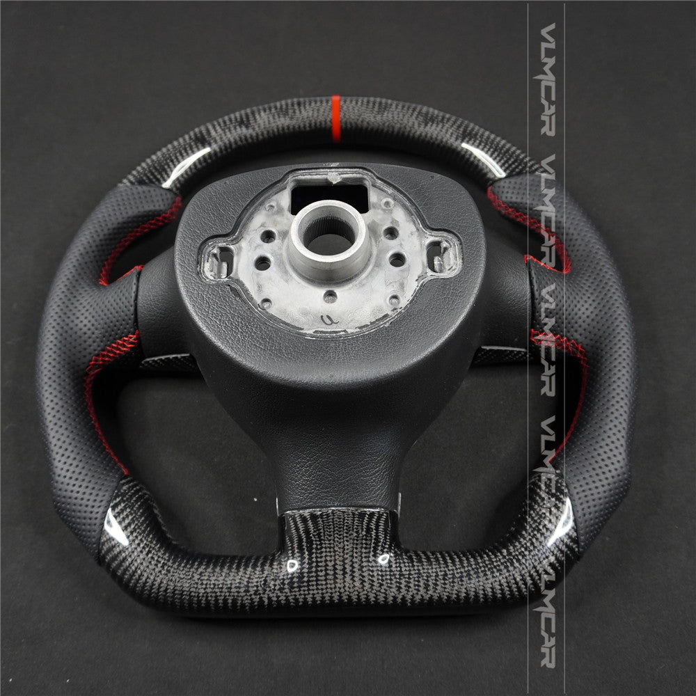 Private custom carbon Fiber steering wheel For Volkswagen Golf 5/ MK5/ GTI/without paddles holes