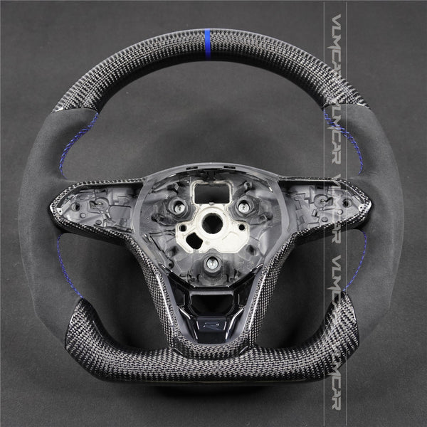Private custom carbon Fiber steering wheel For Volkswagen Golf 8/MK8/R