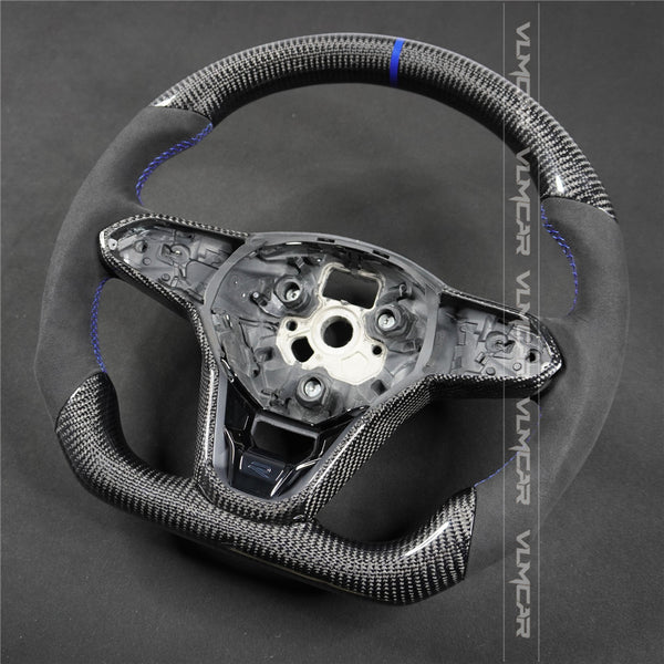 Private custom carbon Fiber steering wheel For Volkswagen Golf 8/MK8/R