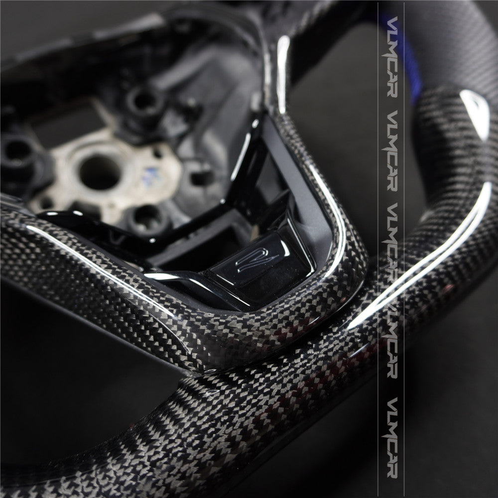 Private custom carbon Fiber steering wheel For Volkswagen Golf 8/MK8/R