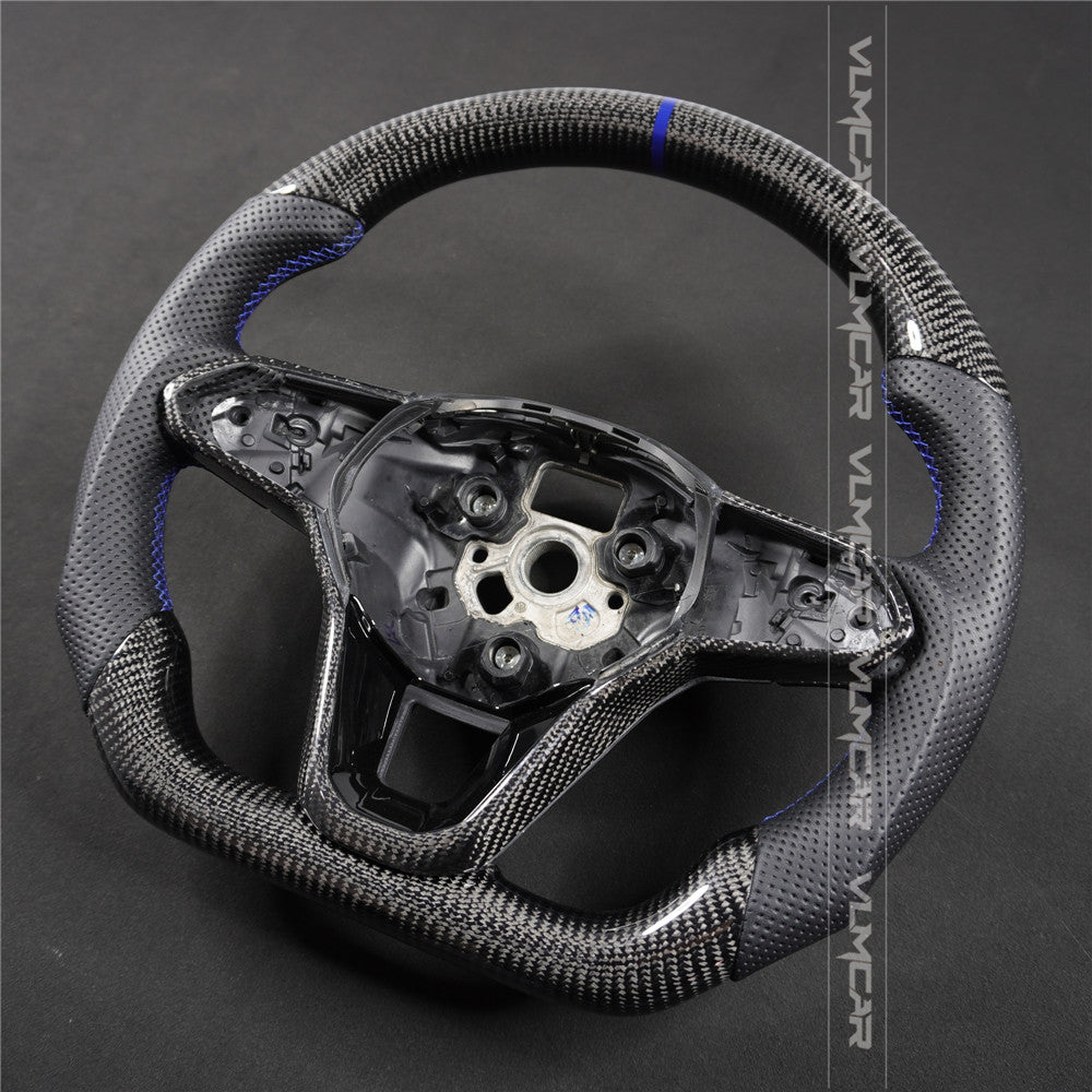 Private custom carbon Fiber steering wheel For Volkswagen Golf 8/MK8/R