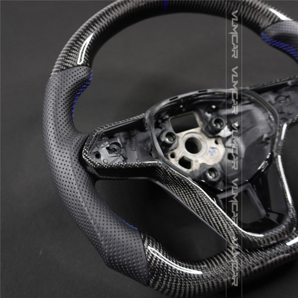 Private custom carbon Fiber steering wheel For Volkswagen Golf 8/MK8/R