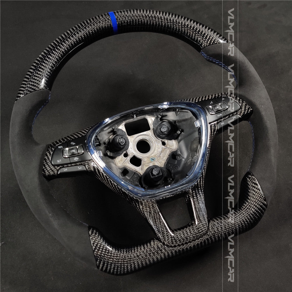 Private custom carbon Fiber steering wheel For Volkswagen POLO