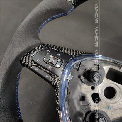 Private custom carbon Fiber steering wheel For Volkswagen POLO