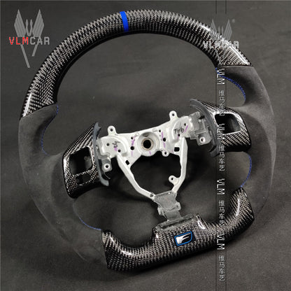 Private custom carbon Fiber steering wheel with alcantara For Lexus IS/ISF/ES/RX/RC/RCF