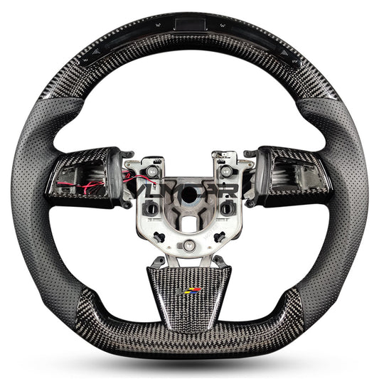 Private custom carbon Fiber steering wheel with led display For Cadillac CTS v2 2009-2014