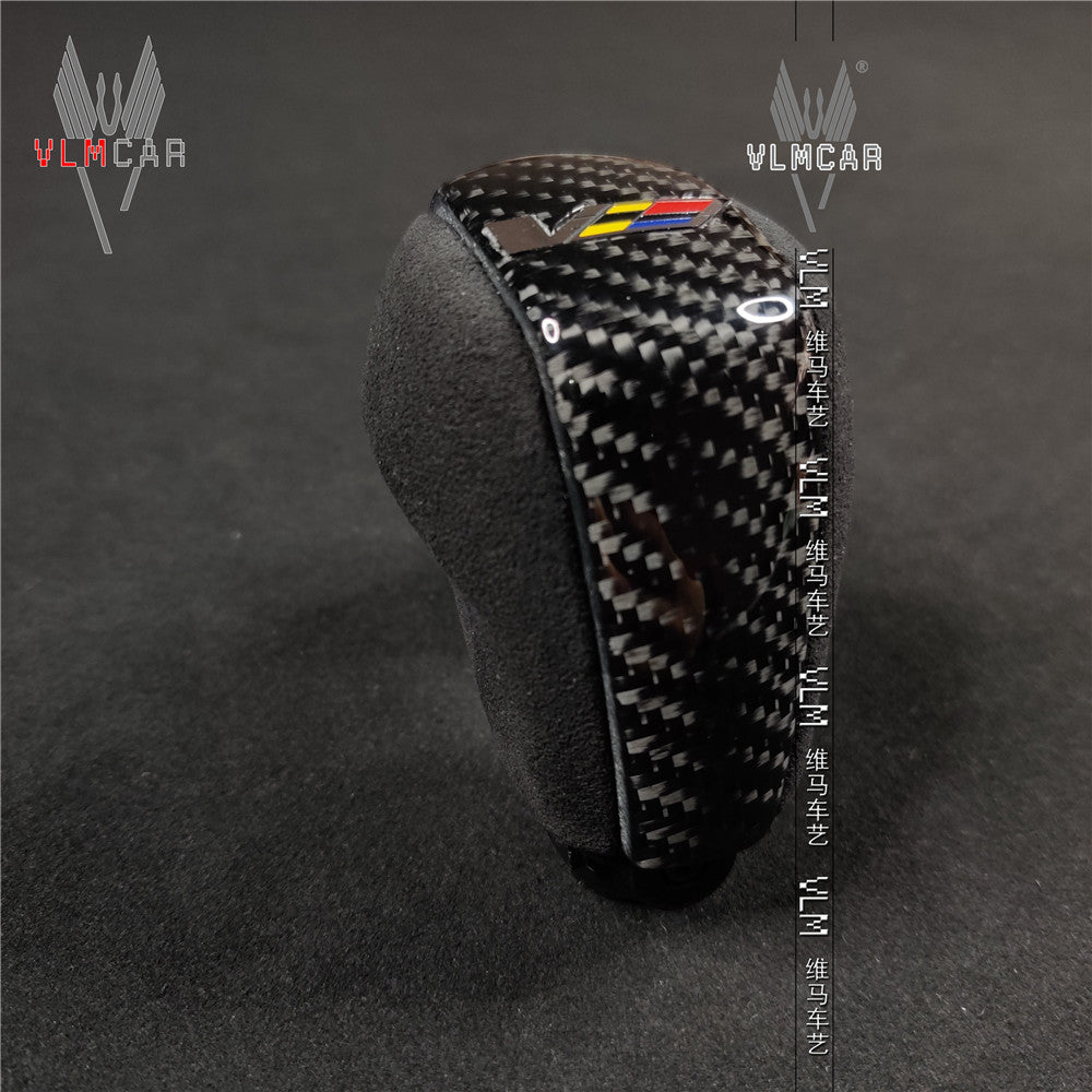 Private custom carbon fiber shift knob for Cadillac CTS V2