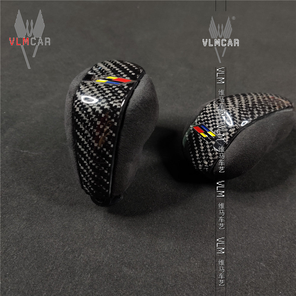 Private custom carbon fiber shift knob for Cadillac CTS V2