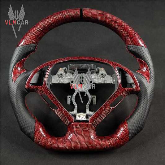 Private custom honey carbon fiber steering wheel For Infiniti G37/G25