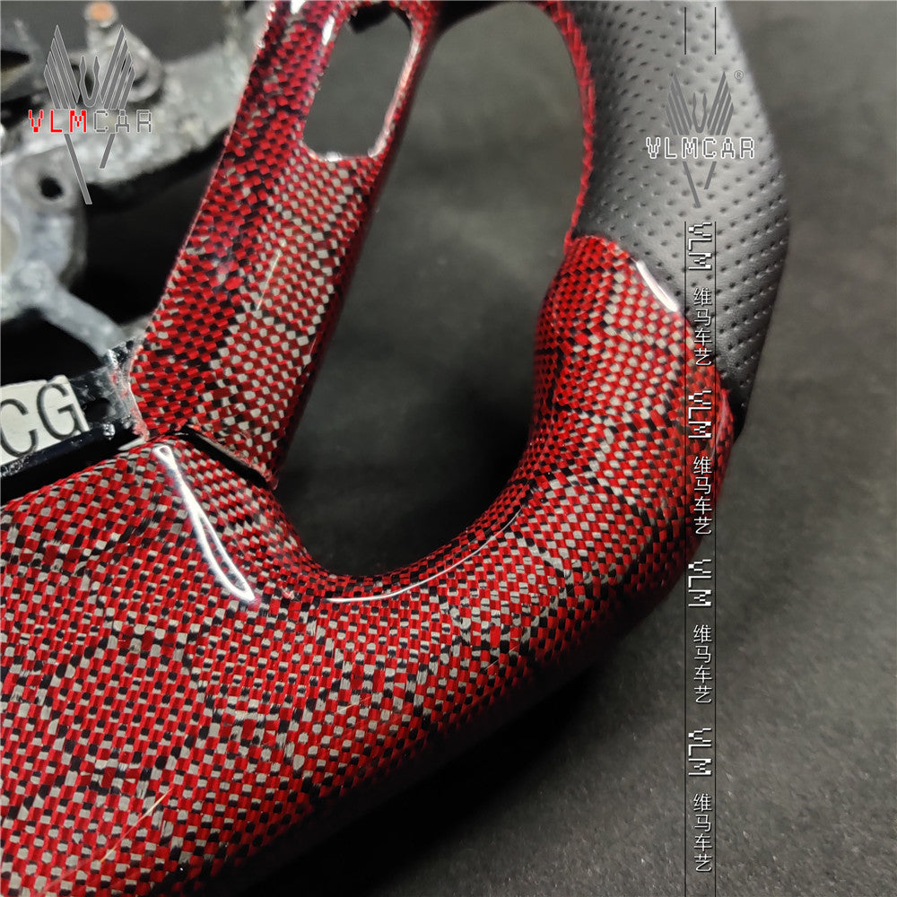 Private custom honey carbon fiber steering wheel For Infiniti G37/G25