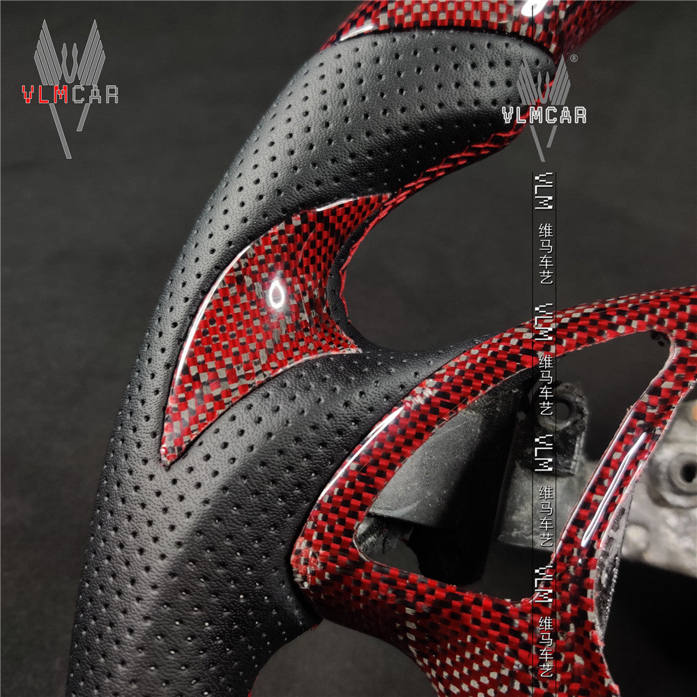 Private custom honey carbon fiber steering wheel For Infiniti G37/G25