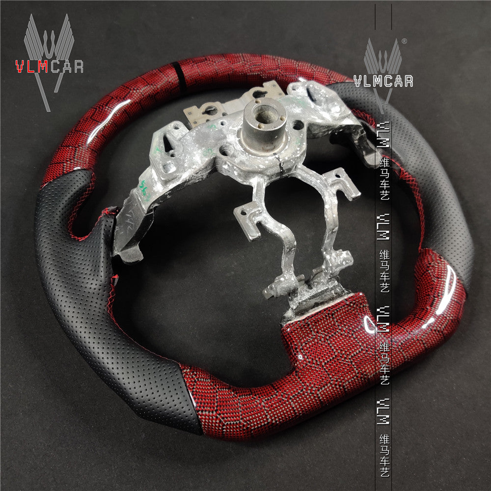 Private custom honey carbon fiber steering wheel For Infiniti G37/G25
