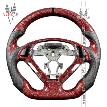 Private custom honey carbon fiber steering wheel For Infiniti G37/G25