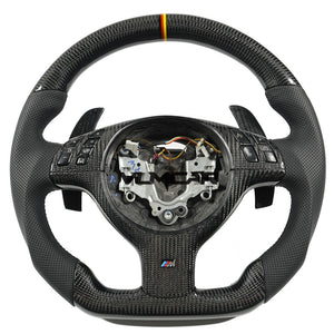 Private custom carbon fiber steering wheel for BMW 3 Series E46/M3 With carbon shift paddles