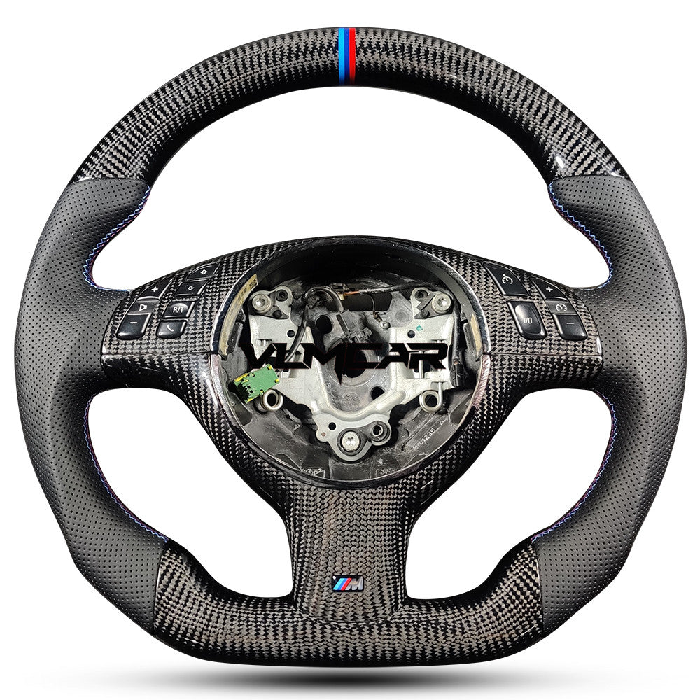 Private custom carbon fiber steering wheel for BMW 3 Series E46/M3 Without shift paddles holes