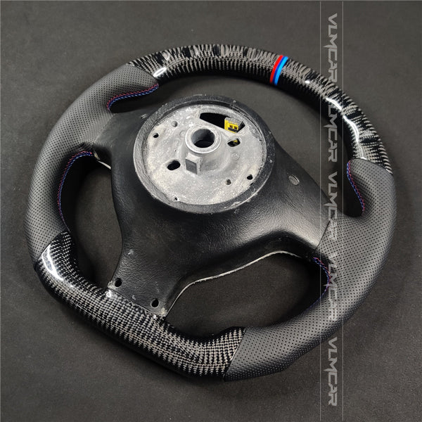 Private custom carbon fiber steering wheel for BMW 3 Series E46/M3 Without shift paddles holes