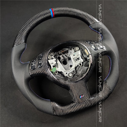 Private custom carbon fiber steering wheel for BMW 3 Series E46/M3 Without shift paddles holes