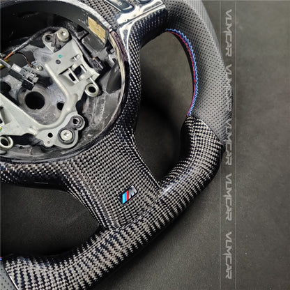 Private custom carbon fiber steering wheel for BMW 3 Series E46/M3 Without shift paddles holes