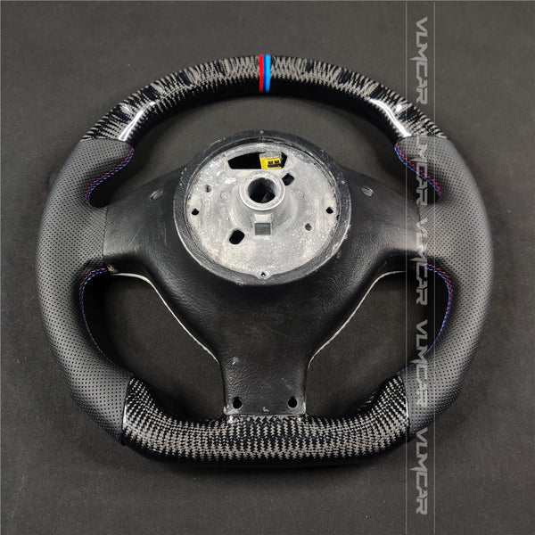 Private custom carbon fiber steering wheel for BMW 3 Series E46/M3 Without shift paddles holes