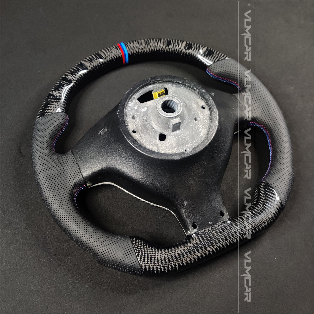 Private custom carbon fiber steering wheel for BMW 3 Series E46/M3 Without shift paddles holes