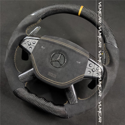 Private custom carbon fiber steering wheel for Benz ML /W164