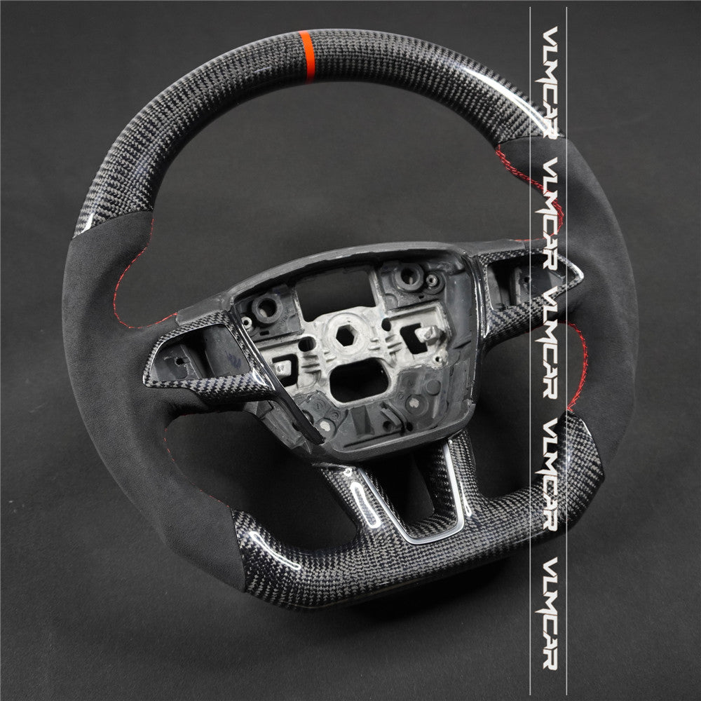 Private custom carbon fiber steering wheel for Ford focus
