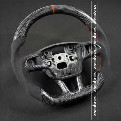 Private custom carbon fiber steering wheel for Ford focus